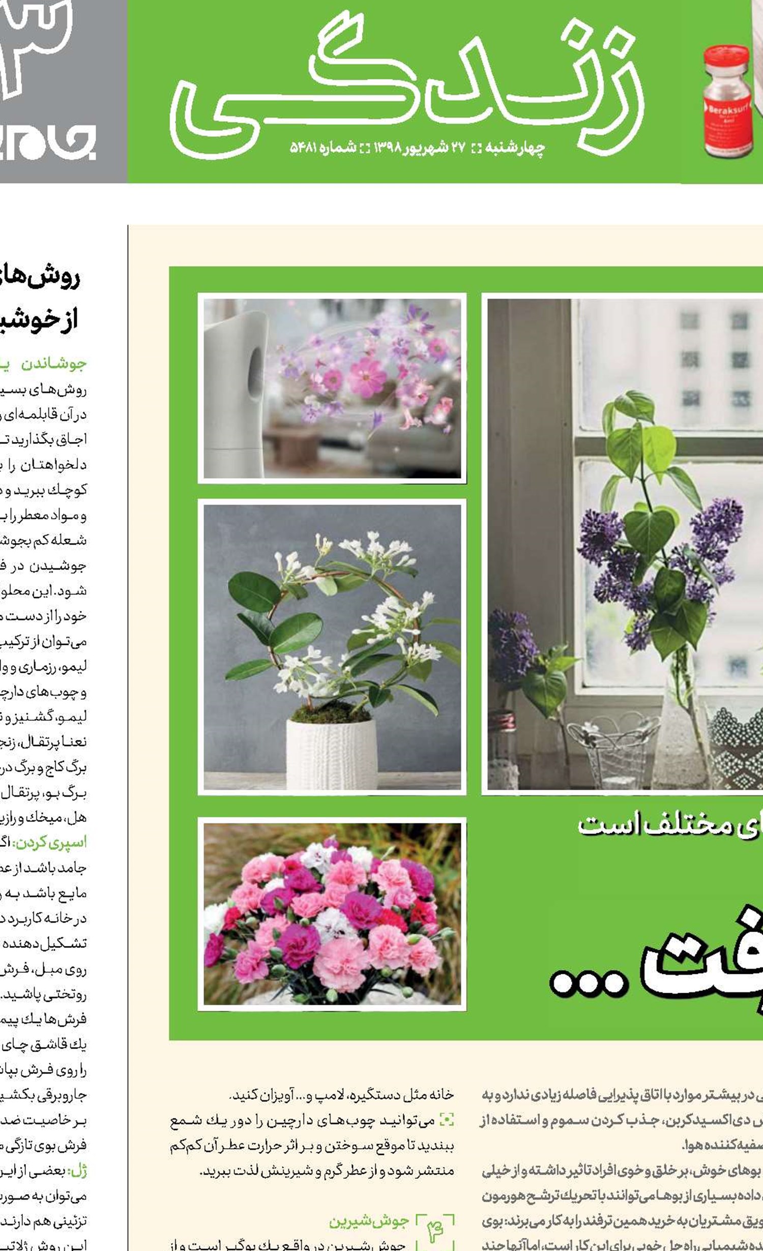 خانـــه بوی گل گرفت ...