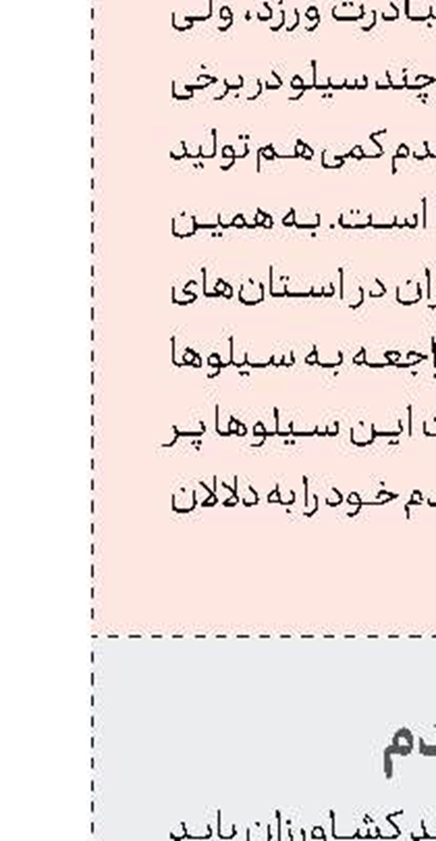 تولید گندم در 5 سال اخیر