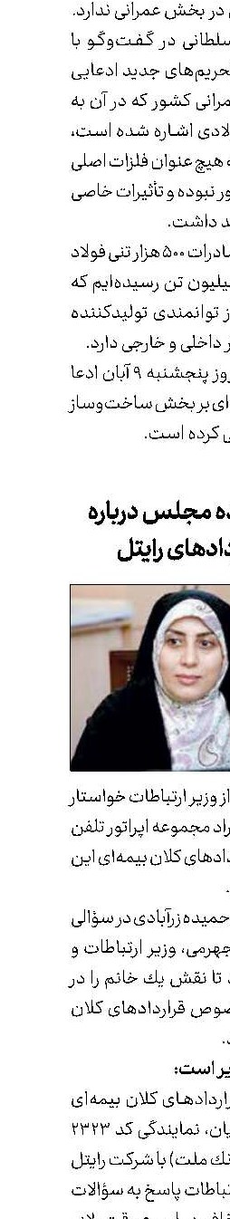 سؤال نماینده مجلس درباره ابهامات در قراردادهای رایتل