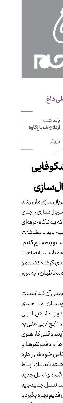 رشد و شكوفایی در سریال‌سازی