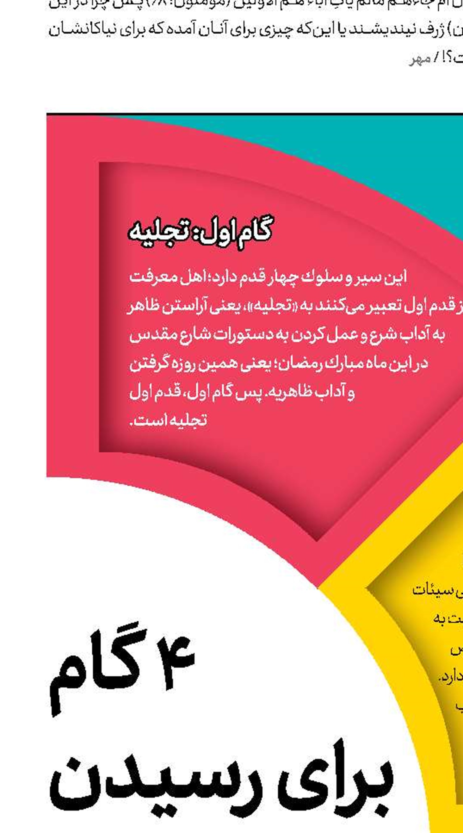4 گام  برای رسیدن  به خـــــــدا 