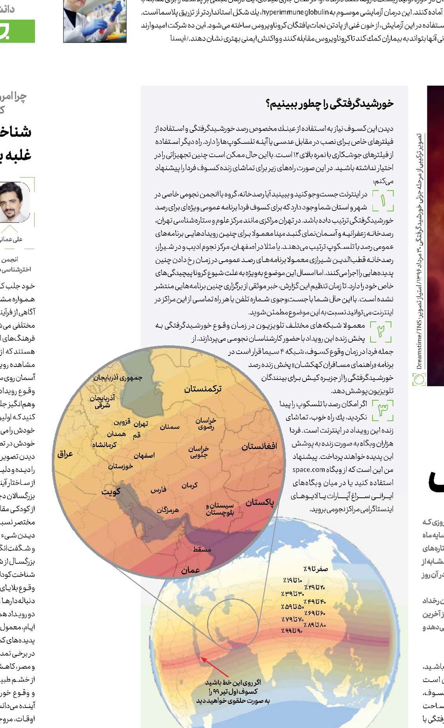  كسوف در بلندترین روز سال