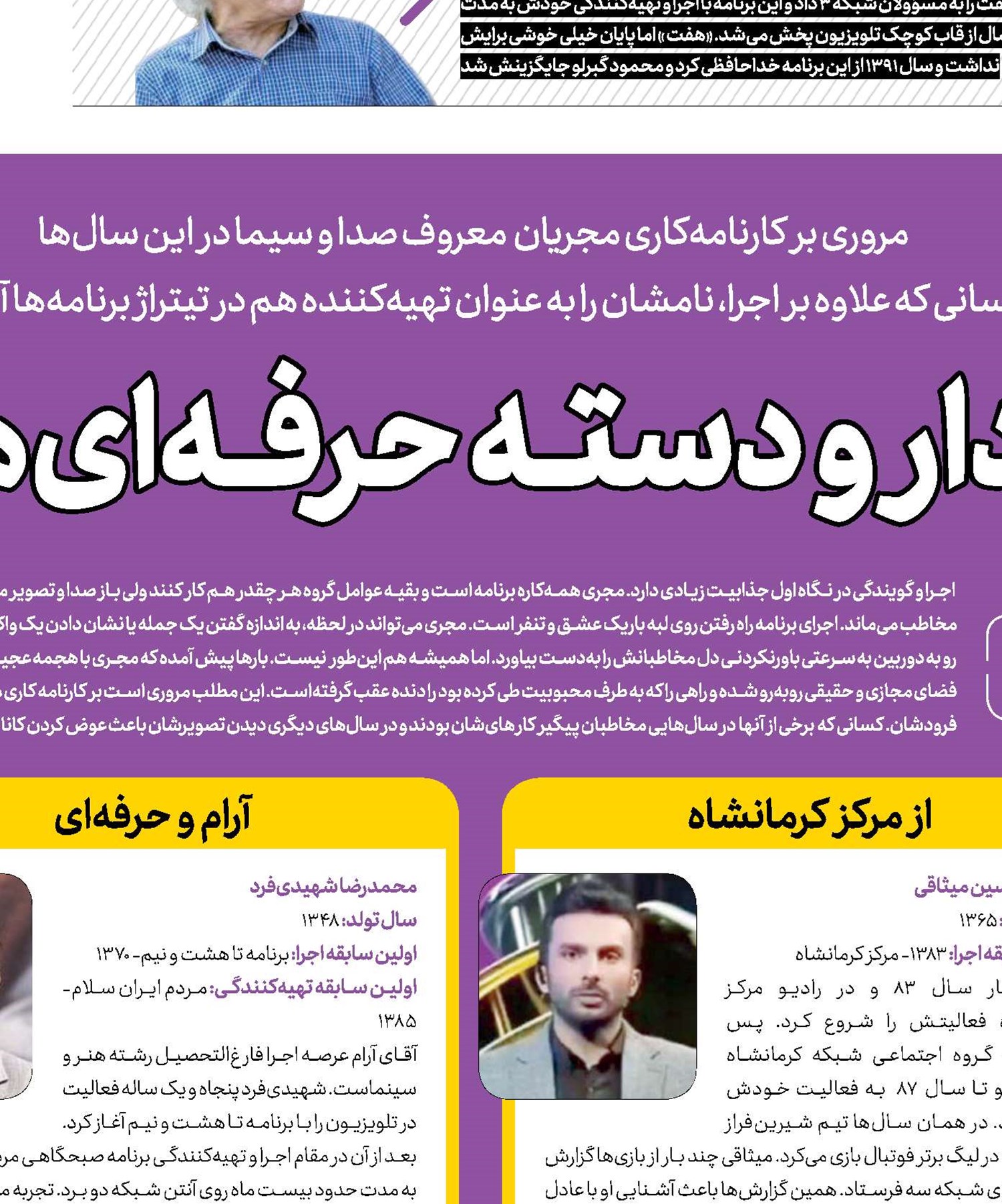 دار و دستــه حرفــه‌ای ها