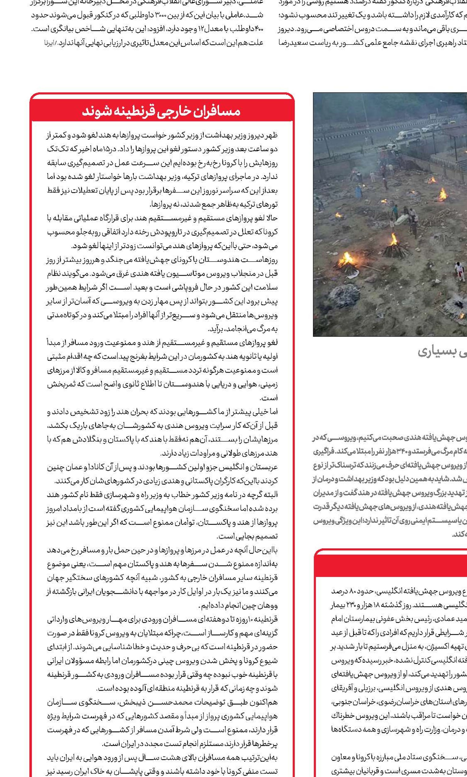 دوپینگ کرونا  در هند