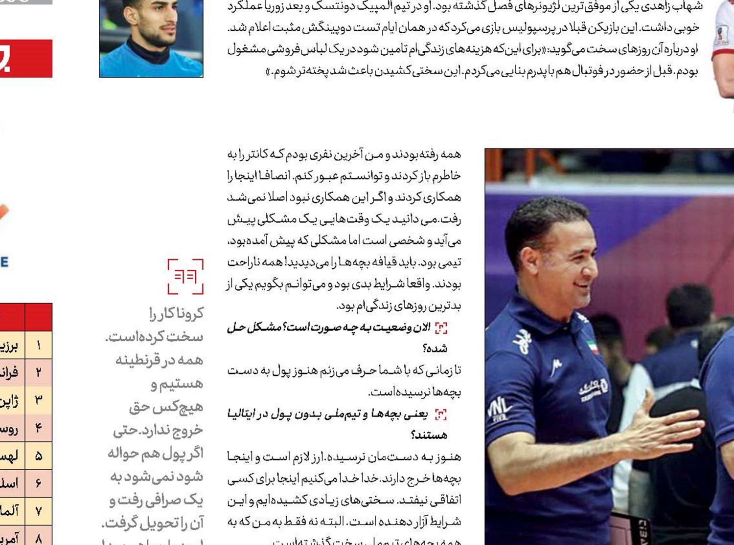  به تیم‌ملی سخت گذشت