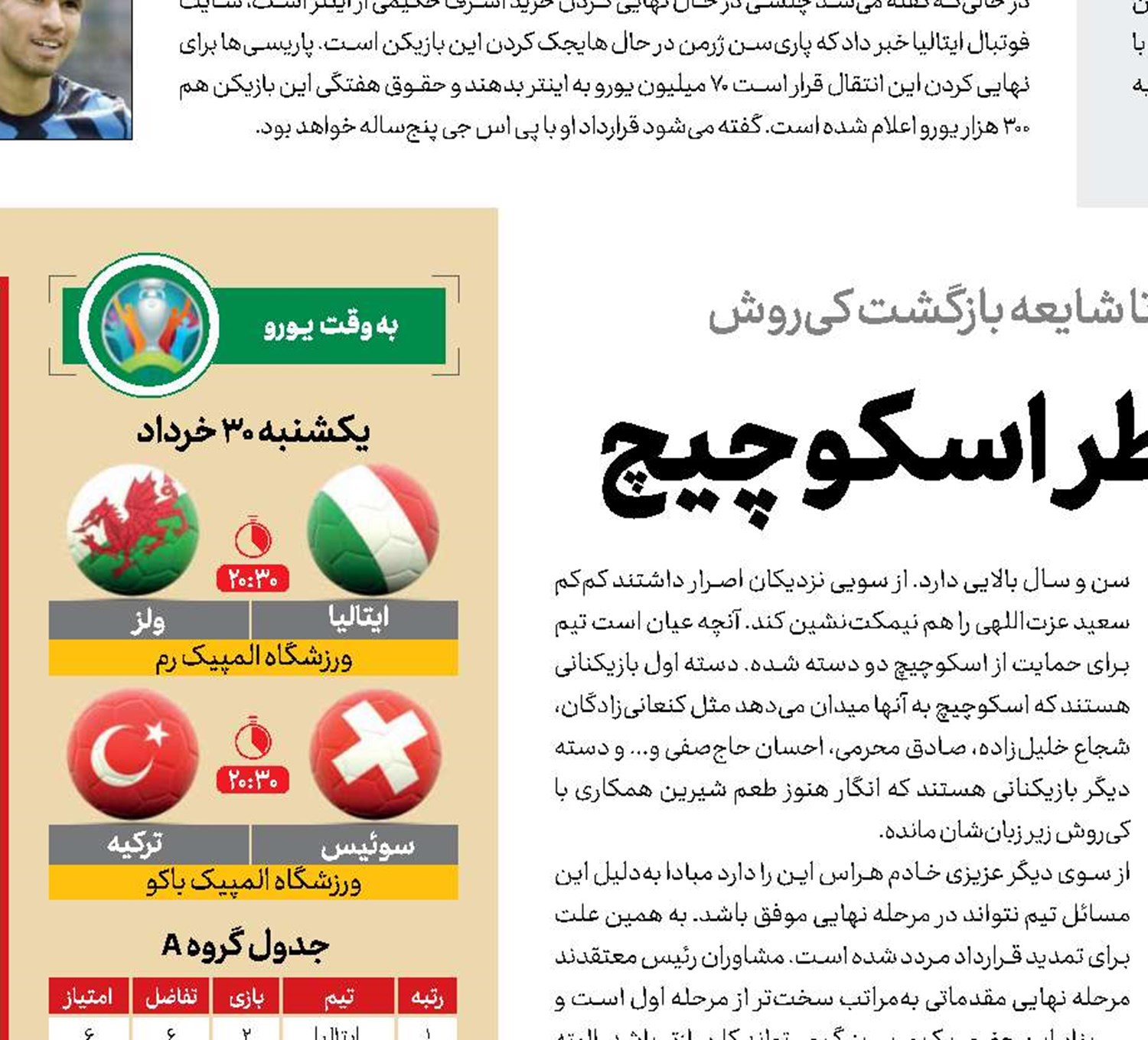  دودستگی در تیم ملی به خاطر اسکوچیچ