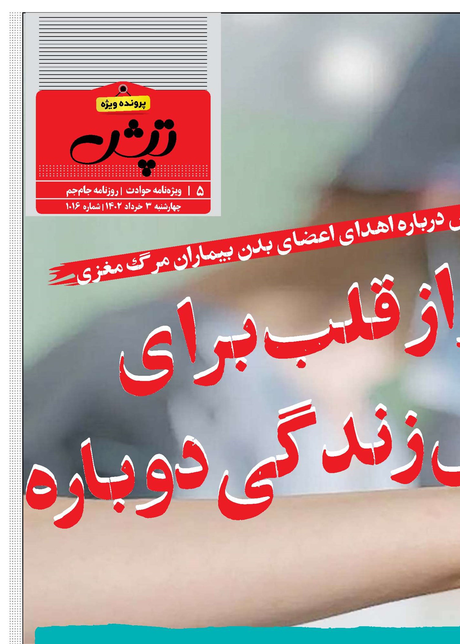 پرواز قلب برای بخشش زندگی دوباره