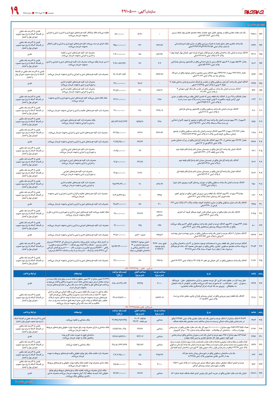 روزنامه تاریخ ۲۹ خرداد ۱۴۰۲