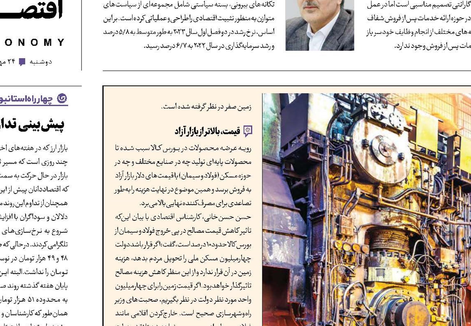 سهم رانت در بورس کالا