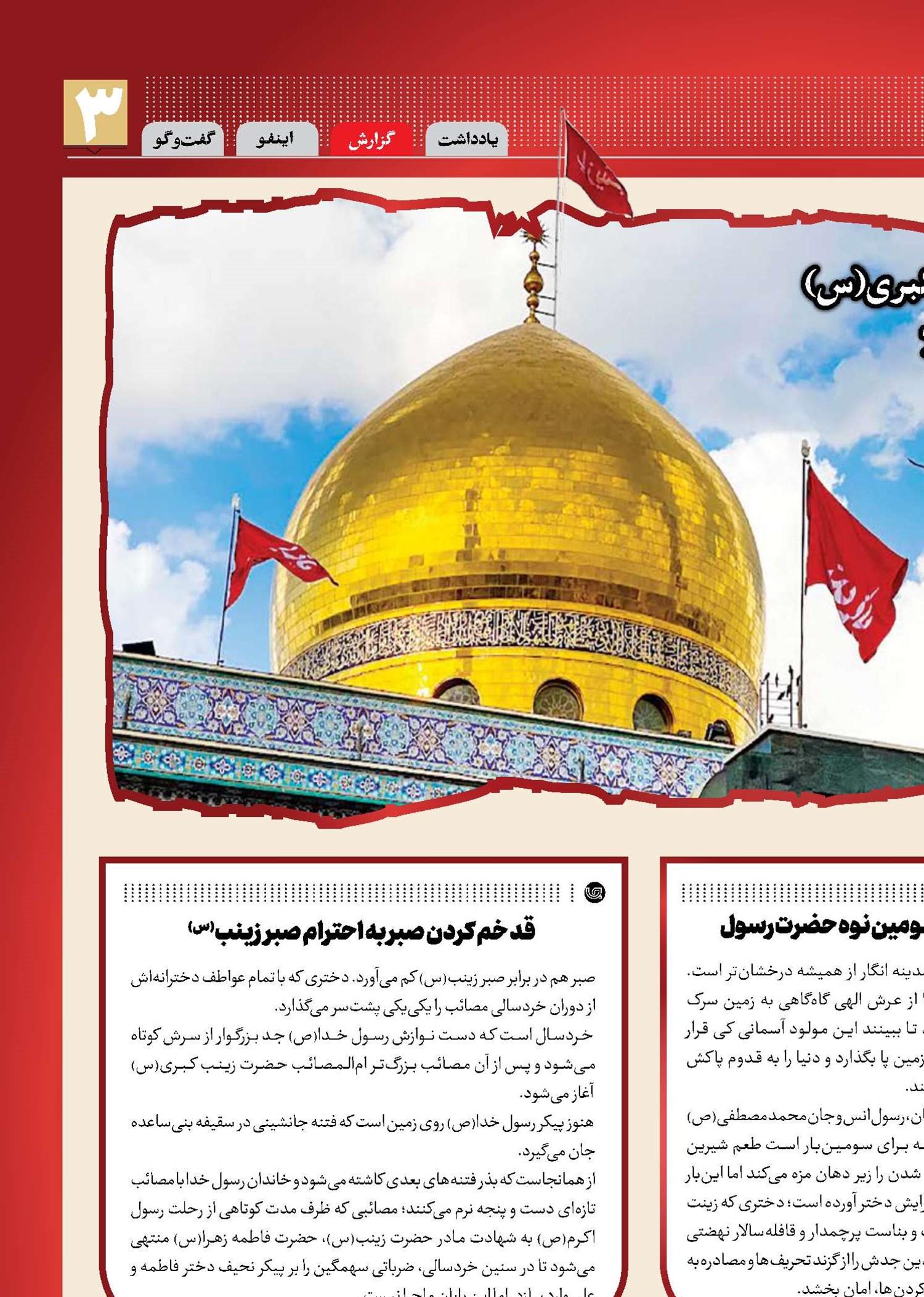 این دختر زینت پدر است