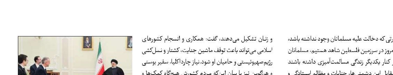 همکاری کشورهای اسلامی می‌تواند ماشین جنایت صهیونیست‌ها را متوقف کند