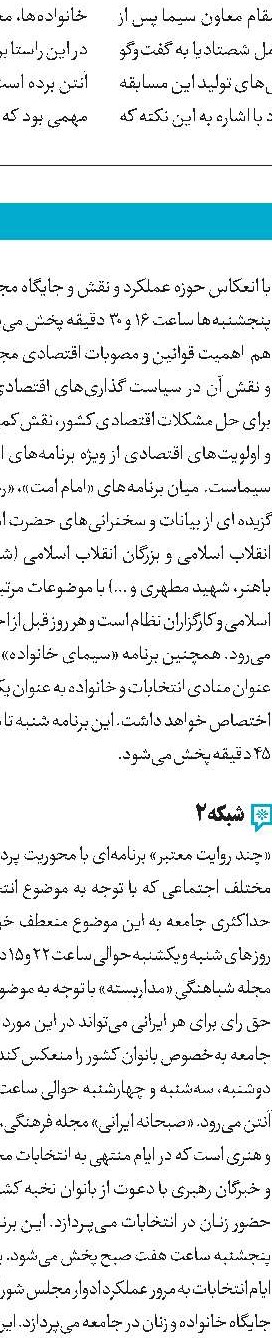 سیمای باشکوه انتخابات در تریبون فاخر رسانه‌ملی