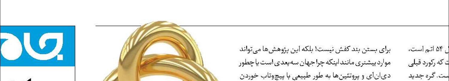 کوچک‌ترین گره جهان با ۵۴ اتم 
