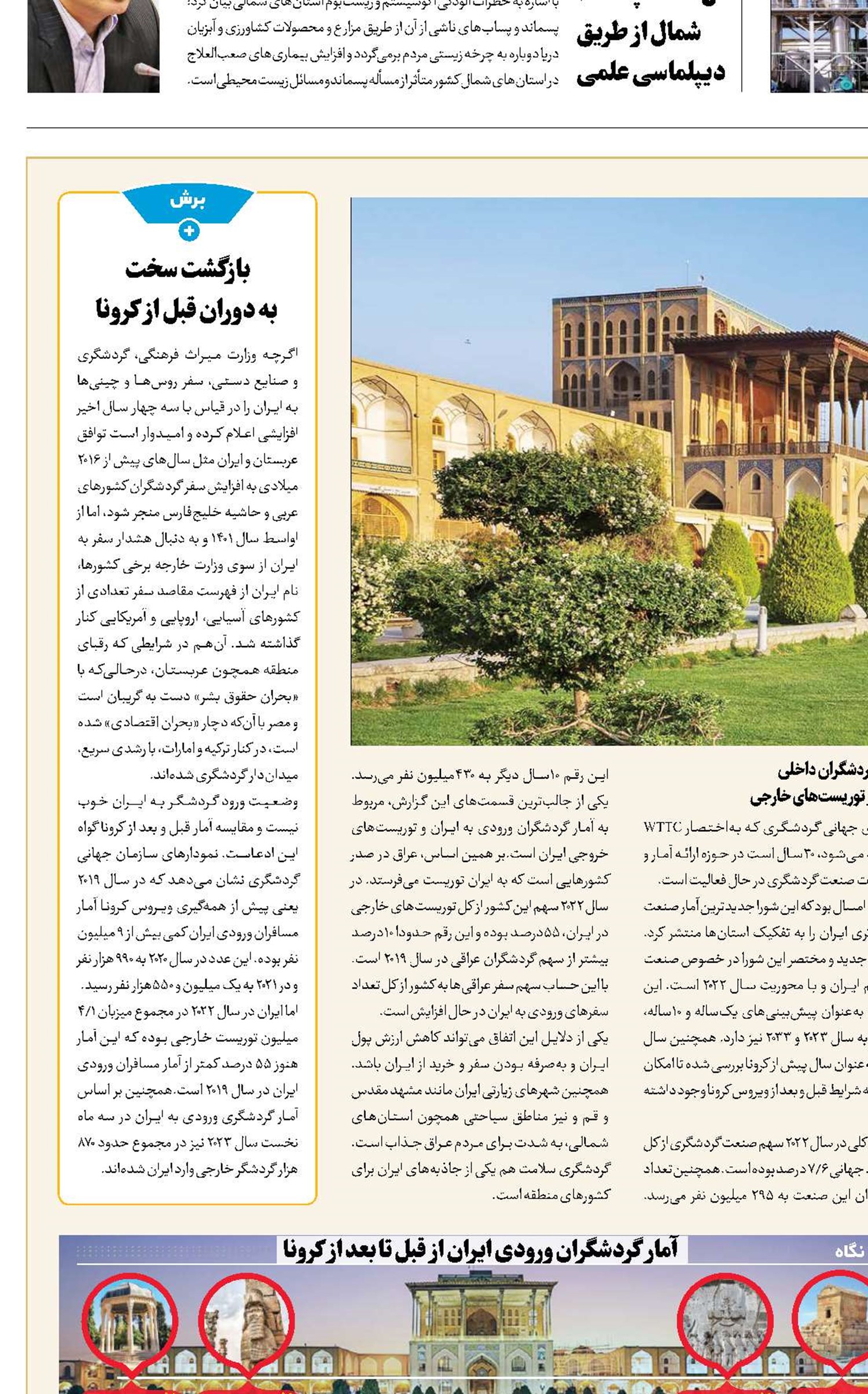 حمایت از گردشگری درحدحرف!