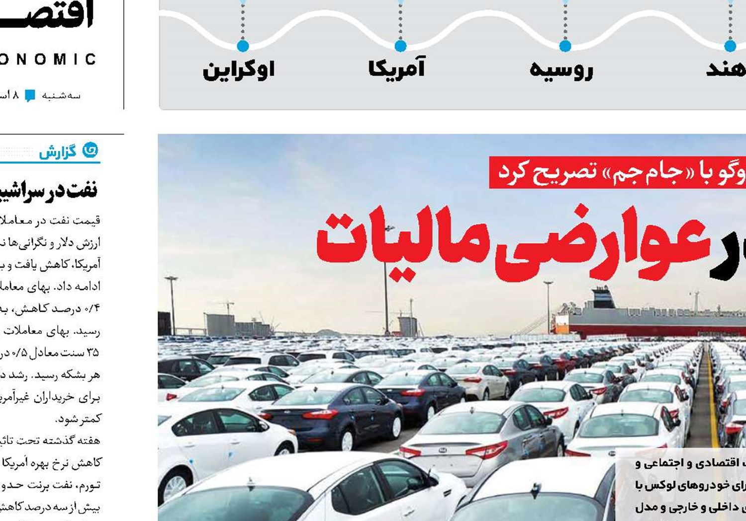 خودروهای لوکس در عوارضی مالیات