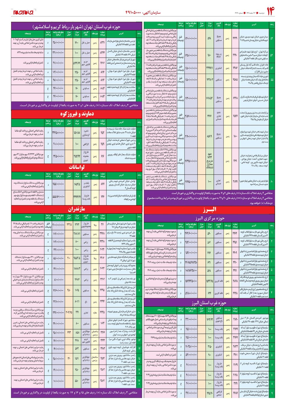 روزنامه تاریخ ۱۴ اسفند ۱۴۰۲