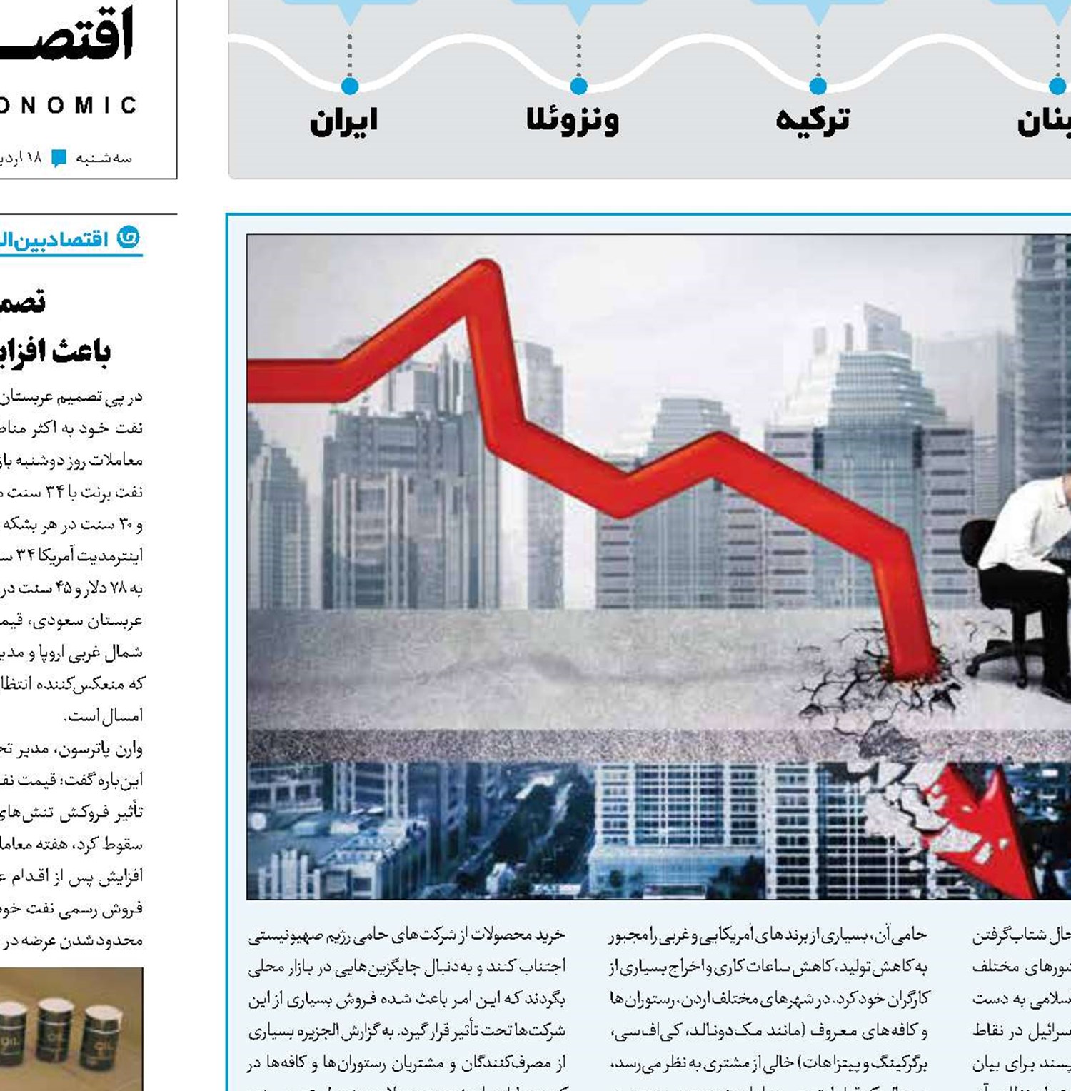 ریشه اقتصاد صهیون در حال خشک‌شدن