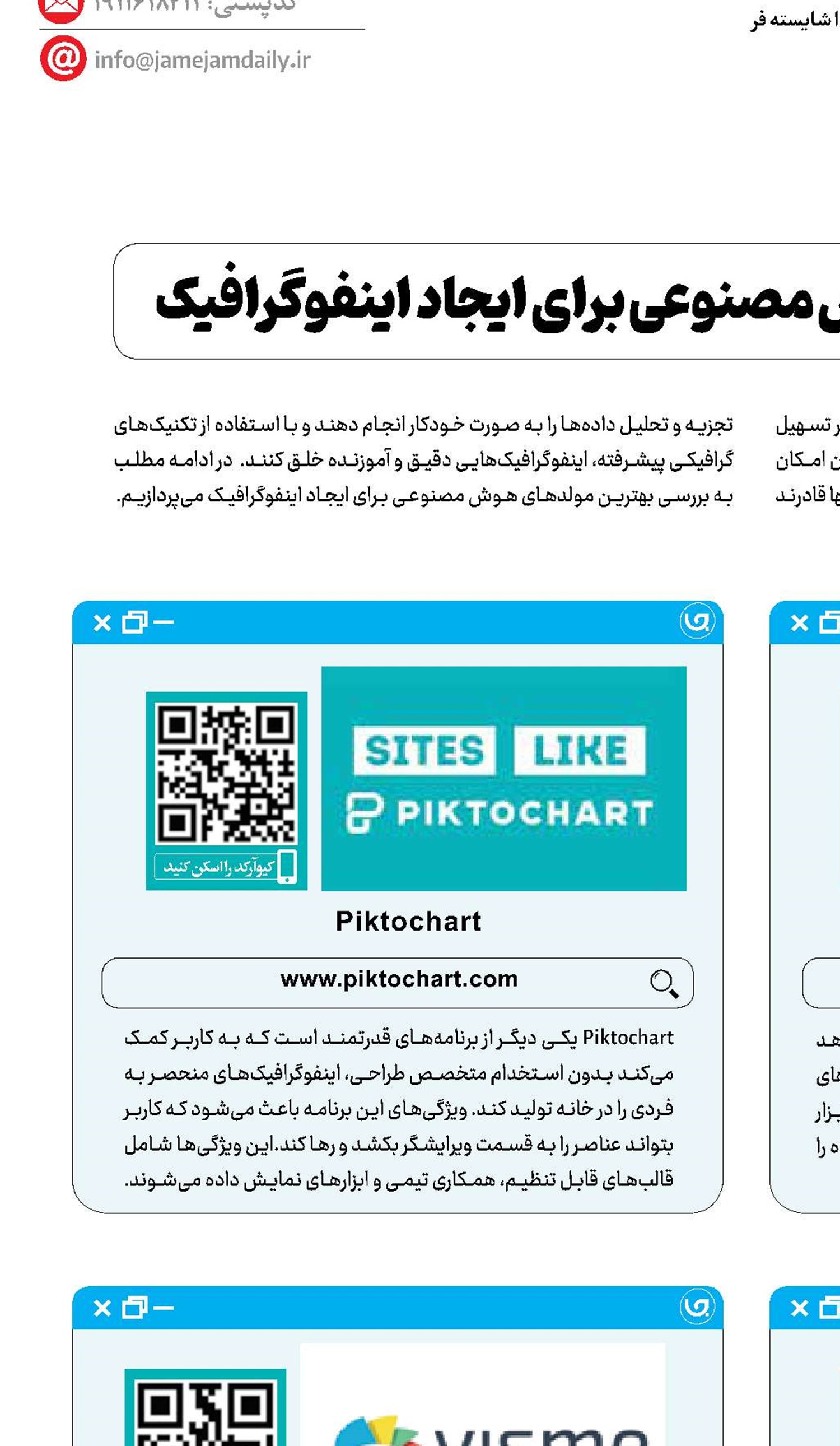 6 ابزار قدرتمند هوش مصنوعی برای ایجاد اینفوگرافیک