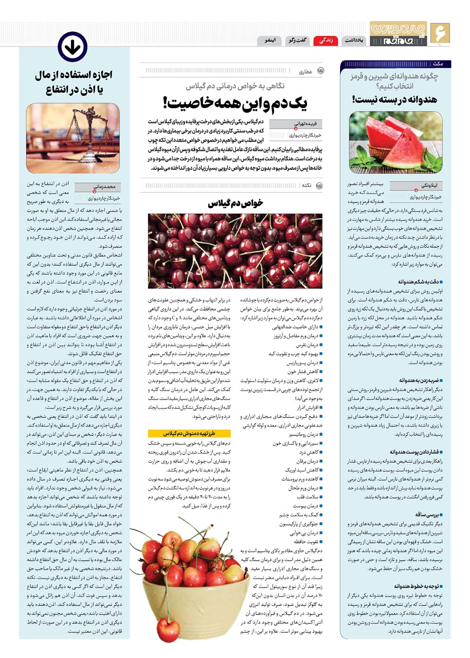روزنامه تاریخ ۴ تیر ۱۴۰۳