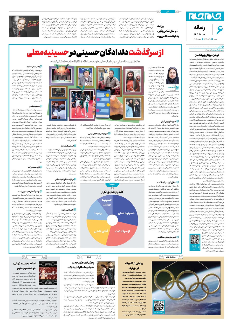 روزنامه تاریخ ۳۰ تیر ۱۴۰۳