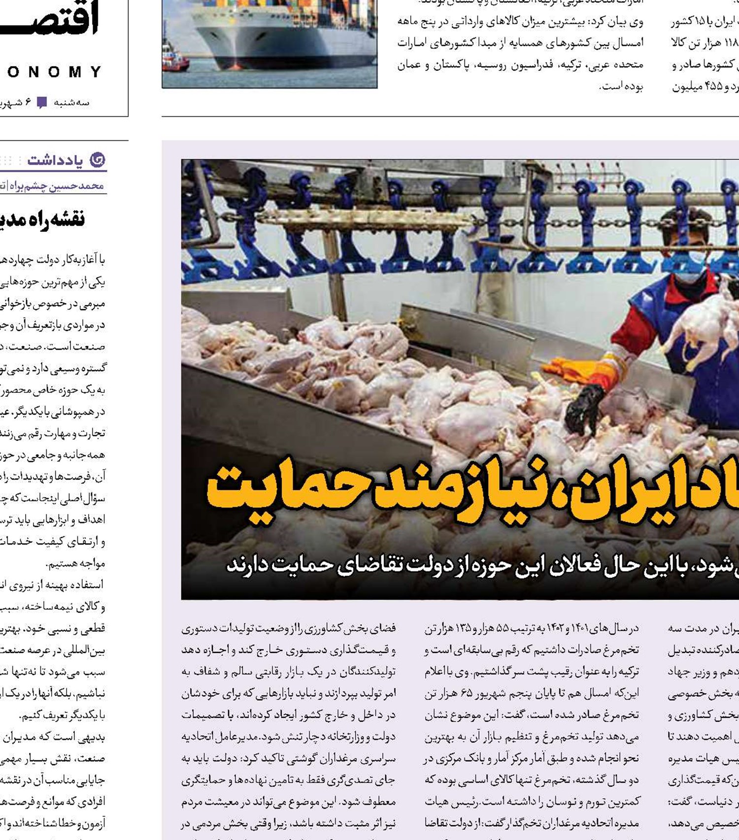خصوصی‌ترین بخش اقتصاد ایران، نیازمند حمایت