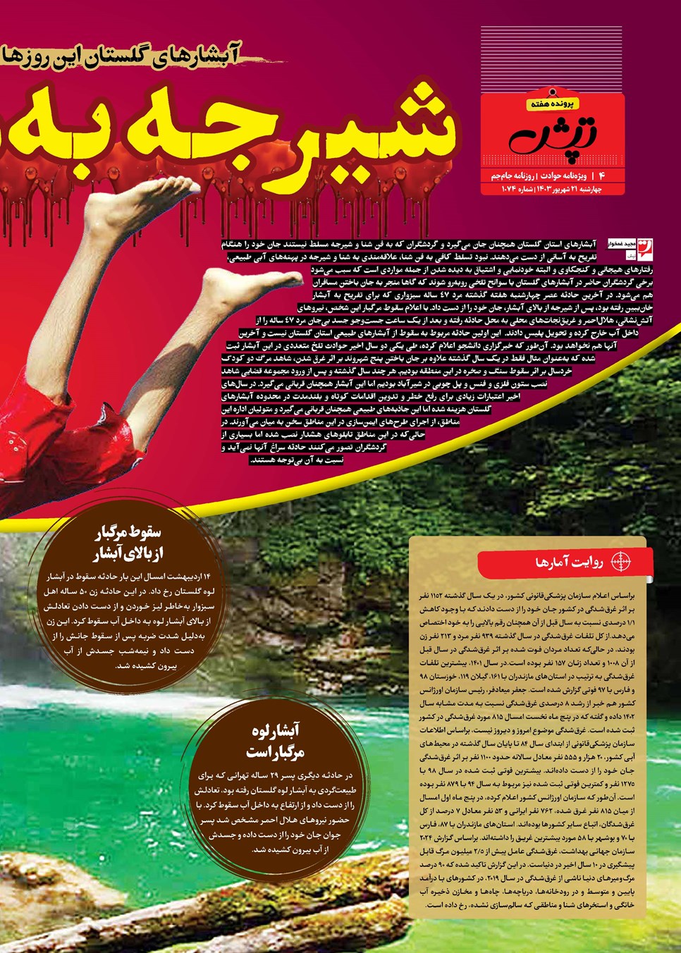 روزنامه تاریخ ۲۱ شهریور ۱۴۰۳