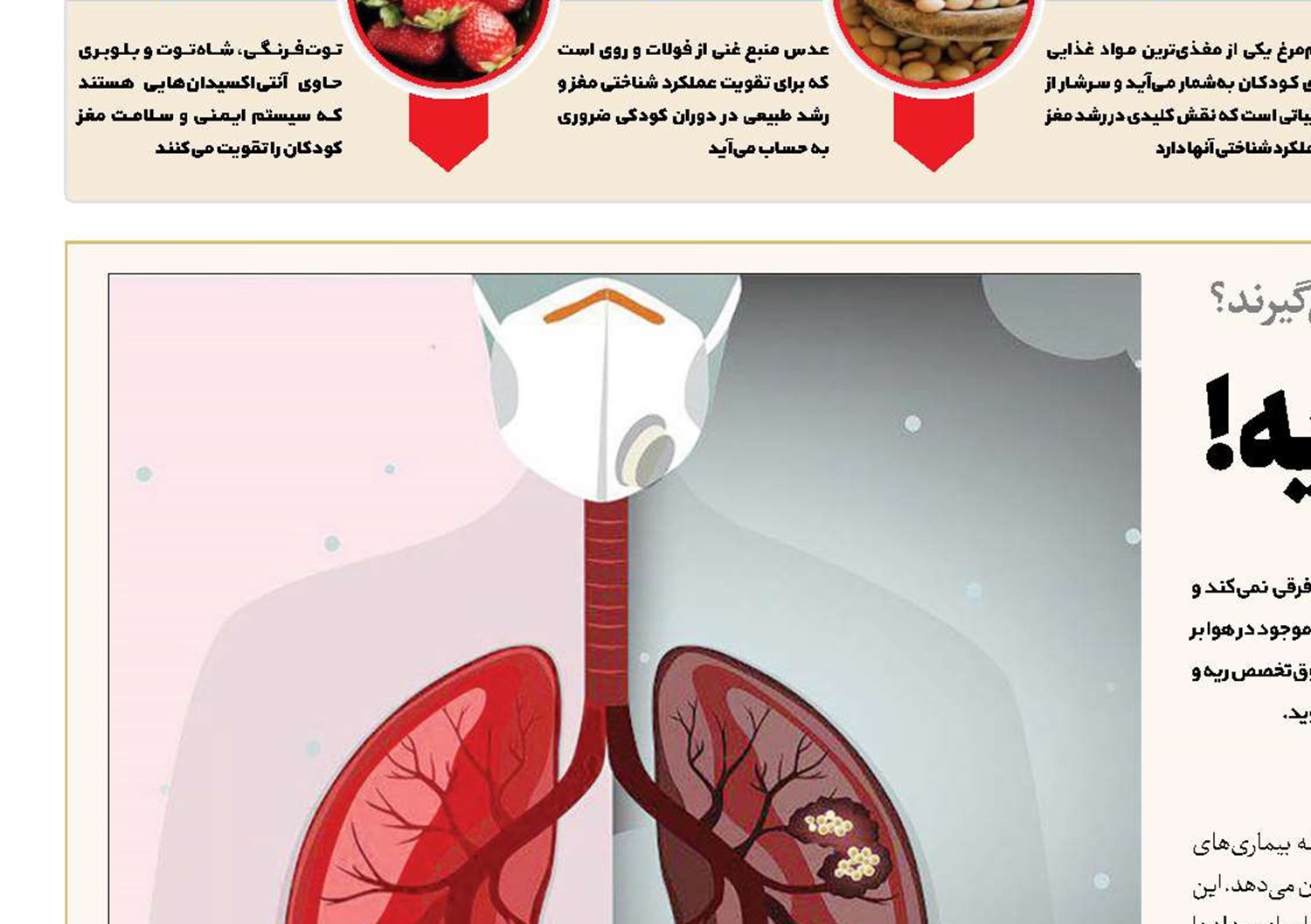 شلیک آلاینده‌ها به ریه!
