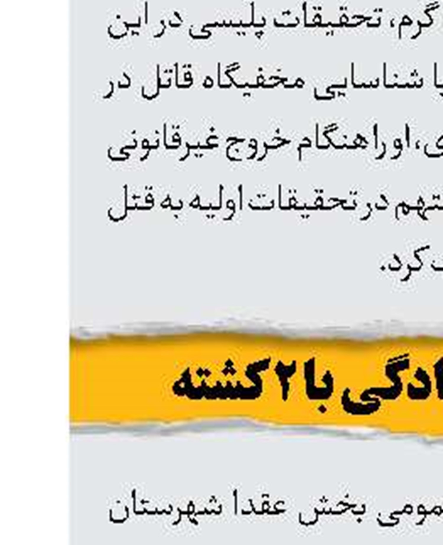برادرزن، داماد را کشت 