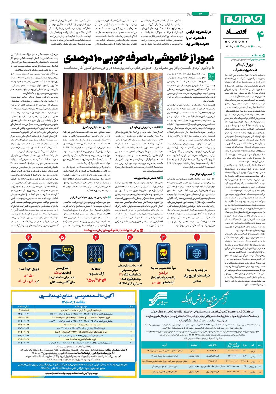 روزنامه تاریخ ۲۵ تیر ۱۴۰۵