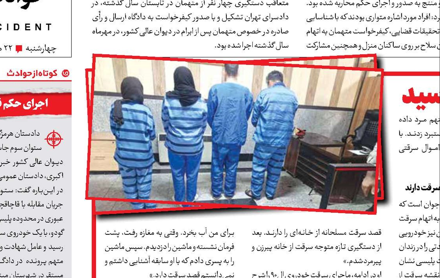 نقشه انتقام‌، به سرقت از خانه سالمندان رسید